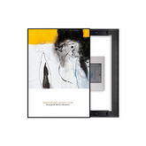 Yellow Accent Modern Abstract Breaker Box Cover | Decorative Panel Conceal